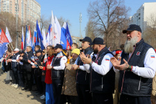 14 марта в Самару прибыли участники автопробега «Крым-Россия! Навсегда!»