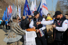 14 марта в Самару прибыли участники автопробега «Крым-Россия! Навсегда!»